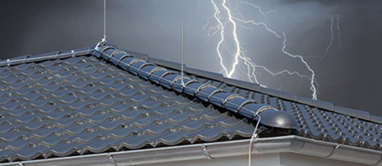 Äußerer Blitzschutz bei Elektro Leipold GmbH&Co.KG in Mitterteich